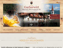 Tablet Screenshot of garberwirt.com
